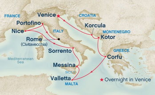 Crucero Europa Mediterraneo